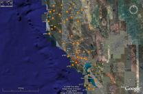 Map of cluster CCD