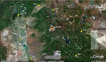 Map of cluster volcano-lassen-distal