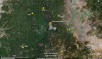 Map of cluster volcano-ts-distal